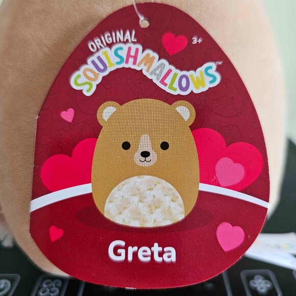 NWT 8" Greta the brown bear Squishmallow - Picture 2 of 2